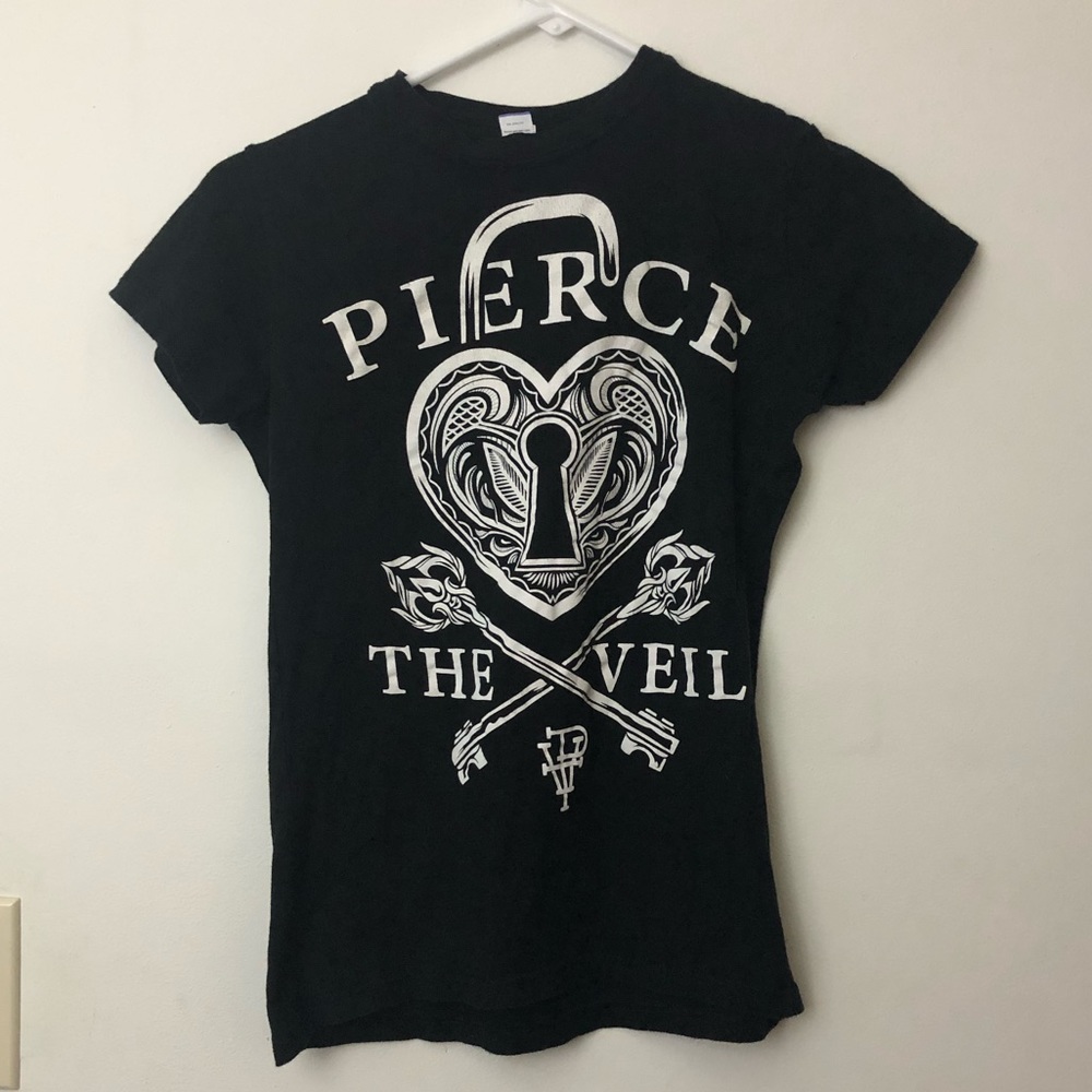 Black & White Pierce the Veil Band Tee